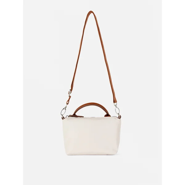 Mini Zip-Up Shopper - Ivory