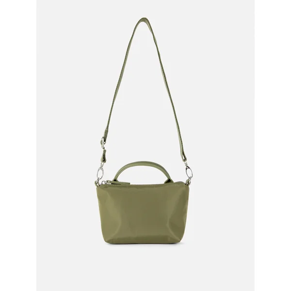 Mini Zip-Up Shopper - Olive
