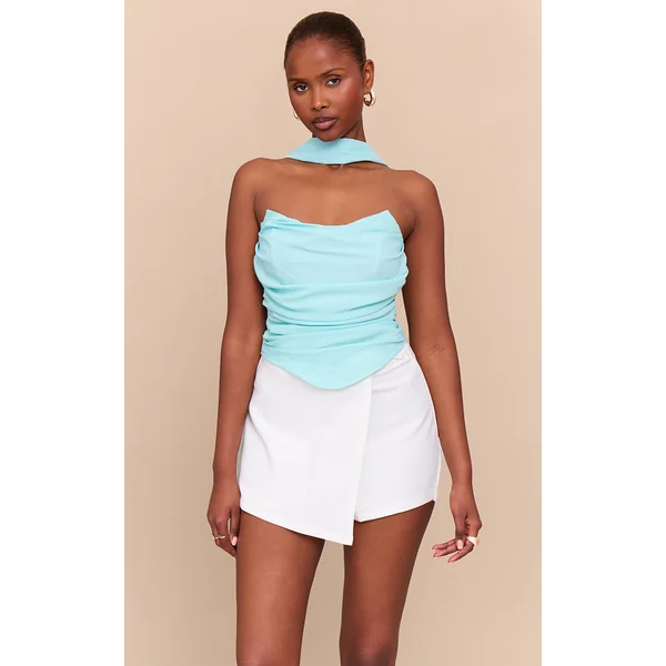 Mint Scarf Detail Corset