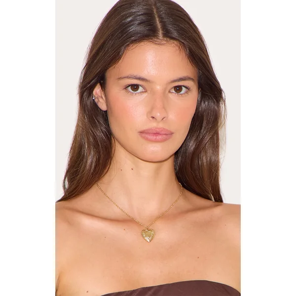 Multi Plated Gifting Heart Duo Locket Necklace