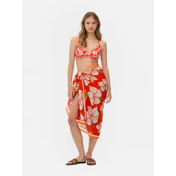 Multiway Long Sarong - Coral