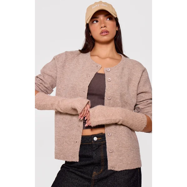 Mushroom Rib Knit Hand Warmers