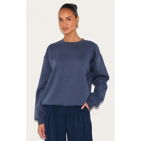 Navy Oversized Sweatshirt