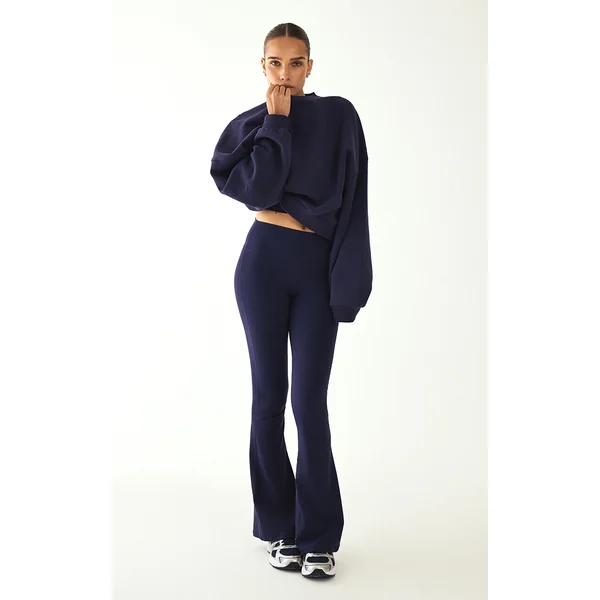 Navy Ultimate Sculpt Flare Yoga Pants