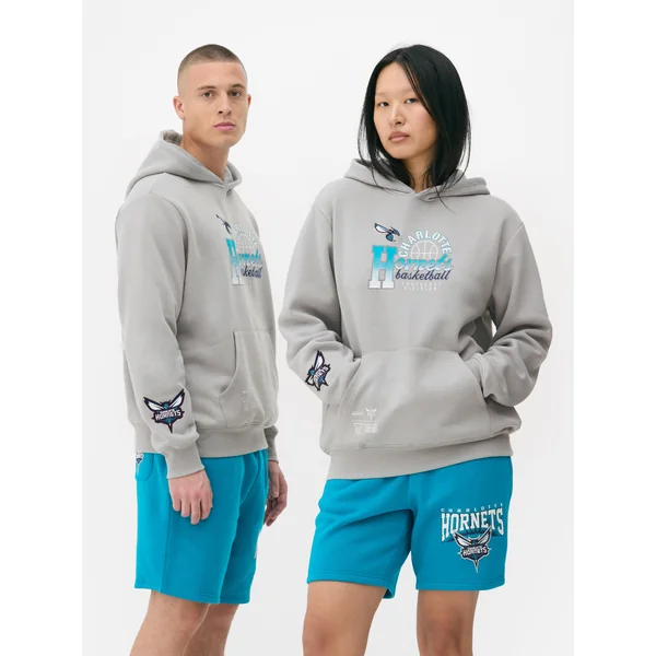 NBA Charlotte Hornets Team Hoodie - Gray Heather