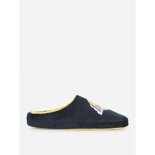 NBA LA Lakers Slippers - Black