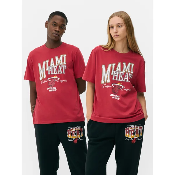 NBA Miami Heat Graphic T-Shirt - Red