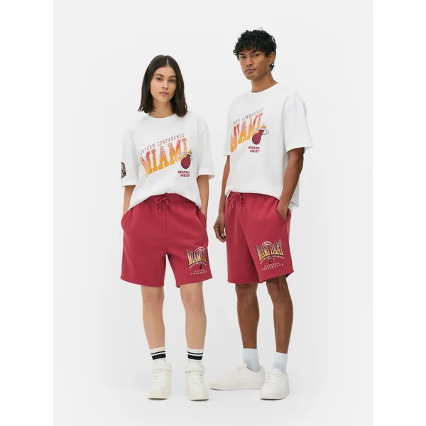 NBA Miami Heat Jersey Shorts - Red