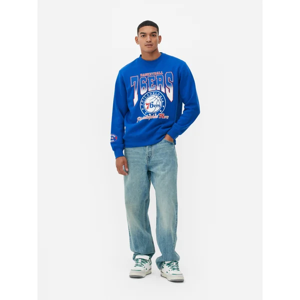NBA Philadelphia 76ers Graphic Sweatshirt - Blue