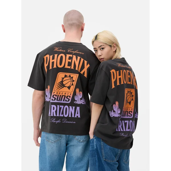 NBA Phoenix Suns Graphic T-Shirt - Gray