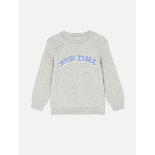 New York Graphic Sweatshirt - Gray Heather