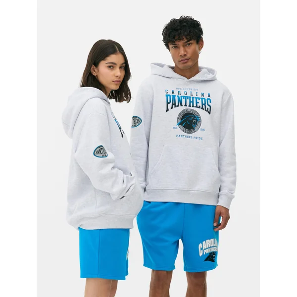 NFL Carolina Panthers Team Hoodie - Gray Heather