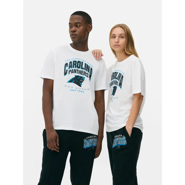 NFL Carolina Panthers T-Shirt - White