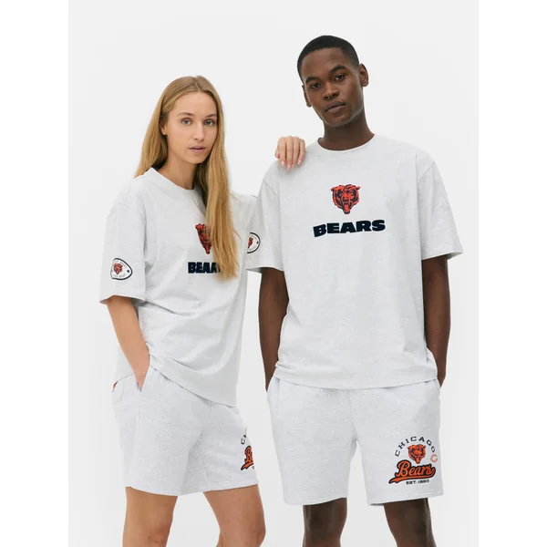 NFL Chicago Bears Graphic T-Shirt - Gray Heather