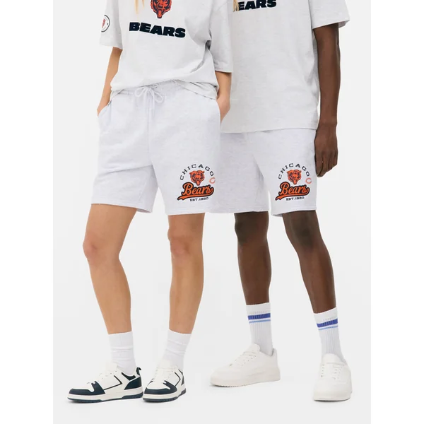 NFL Chicago Bears Jersey Shorts - Gray Heather