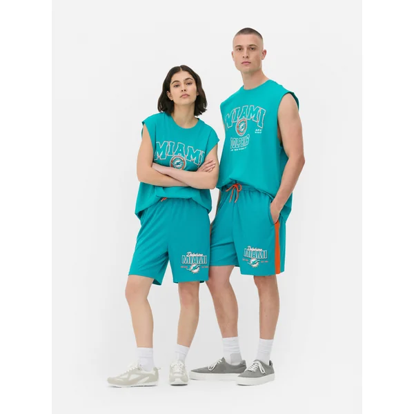 NFL Miami Dolphins Drawstring Shorts - Aqua