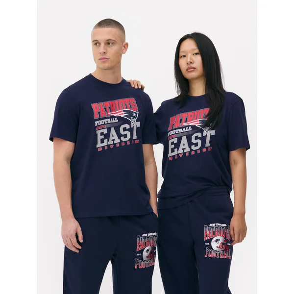 NFL New England Patriots Graphic T-Shirt - Navy