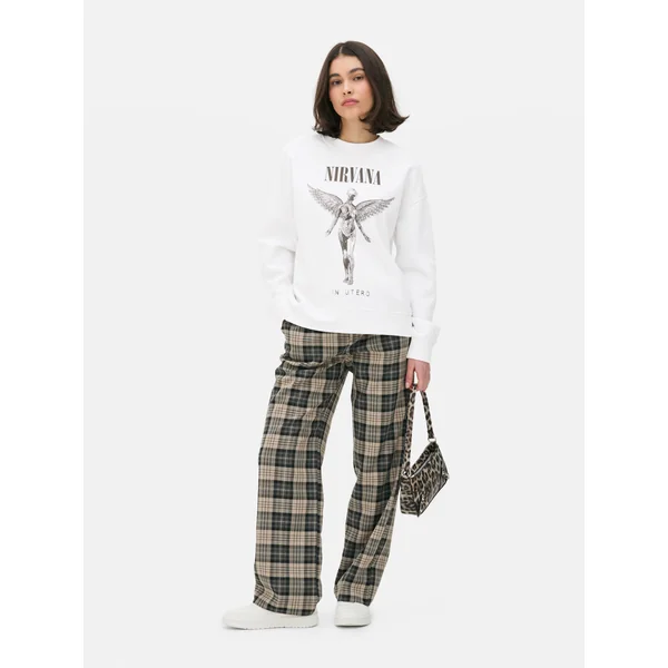 Nirvana Graphic Sweatshirt - White