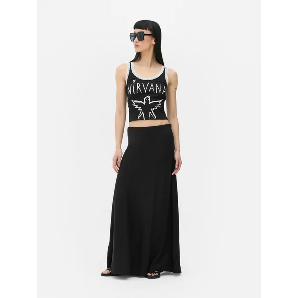Nirvana Lace Tank - Black