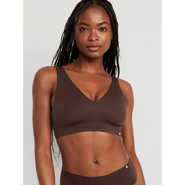 No-Show Bralette - French Roast