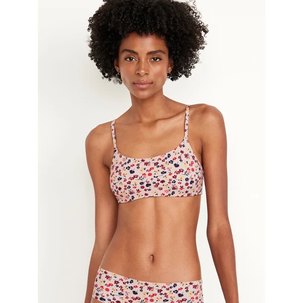 No-Show Bralette - Pink Floral