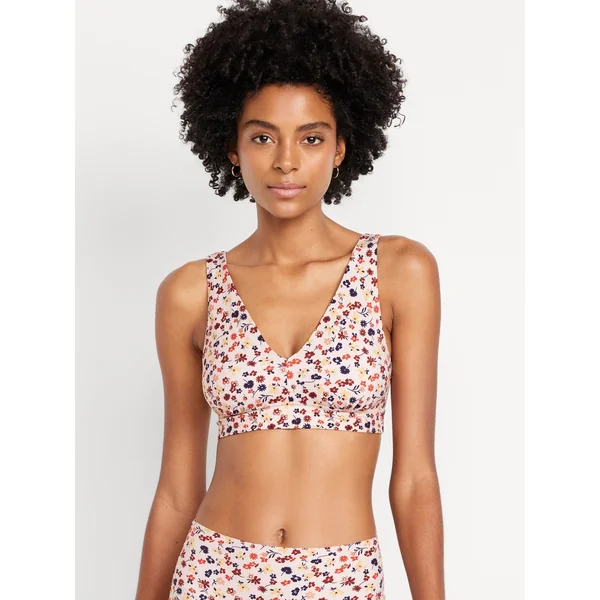 No-Show Bralette - Pink Floral