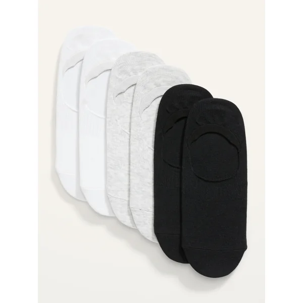 No-Show Sneaker Socks 6-Pack For Women - Neutral