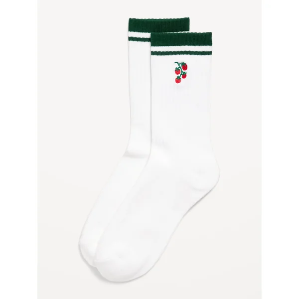 Novelty Crew Socks for Men - TOMATO