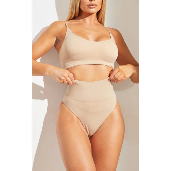 Nude Shapewear High Waisted Control Thong