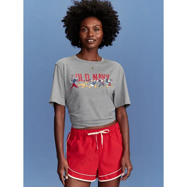 Old Navy x Disney© Logo-Graphic T-Shirt - Disney Parade (Heather Gray)