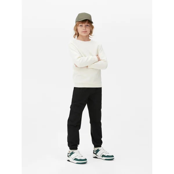 Older Boy Cargo Pants - Black