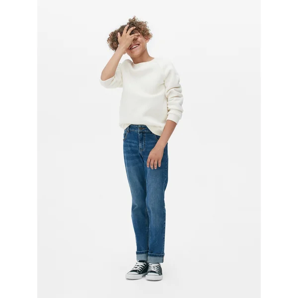 Older Boy Slim Denim Jeans - Mid Blue