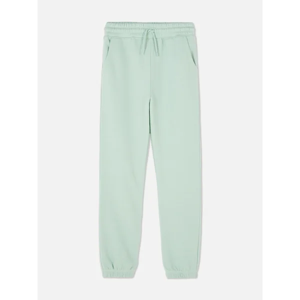 Older Girl Drawstring Cuffed Joggers - Green