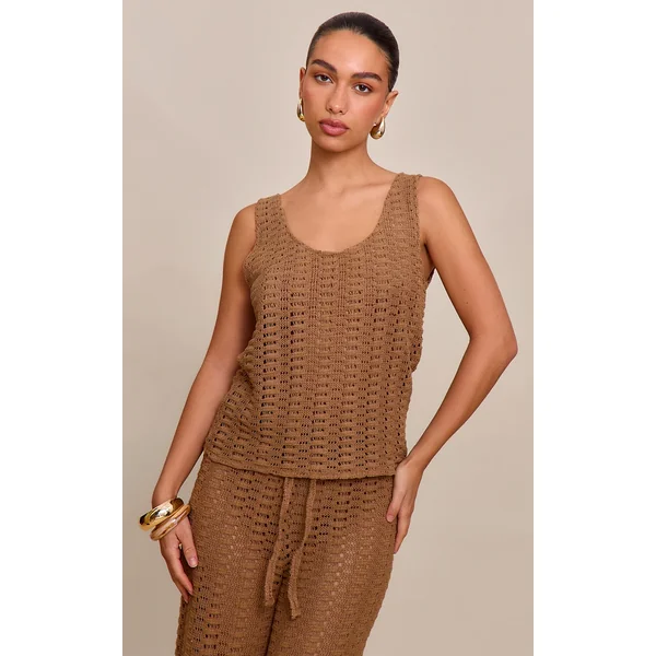 Olive Textured Scoop Neck Top