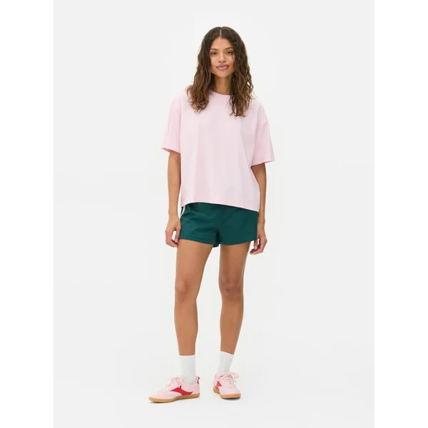 Oversized Boxy T-Shirt - Light Pink