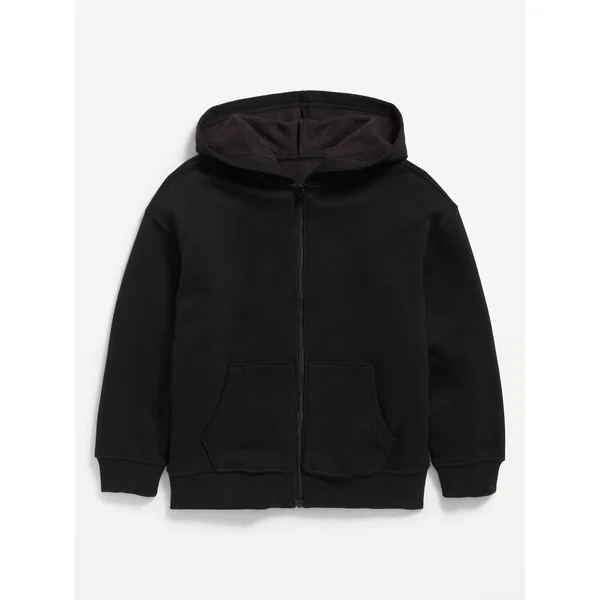 Oversized Zip Hoodie for Boys - BlackJack
