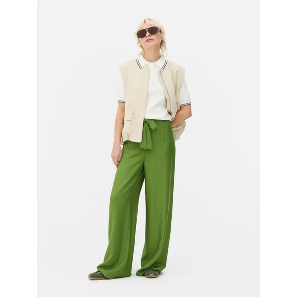 Palazzo Pants - Green