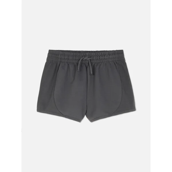 Paneled Running Shorts - Charcoal