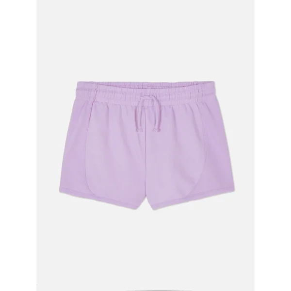 Paneled Running Shorts - Lilac