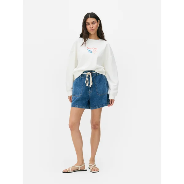 Paula Echevarría Printed Sweatshirt - White