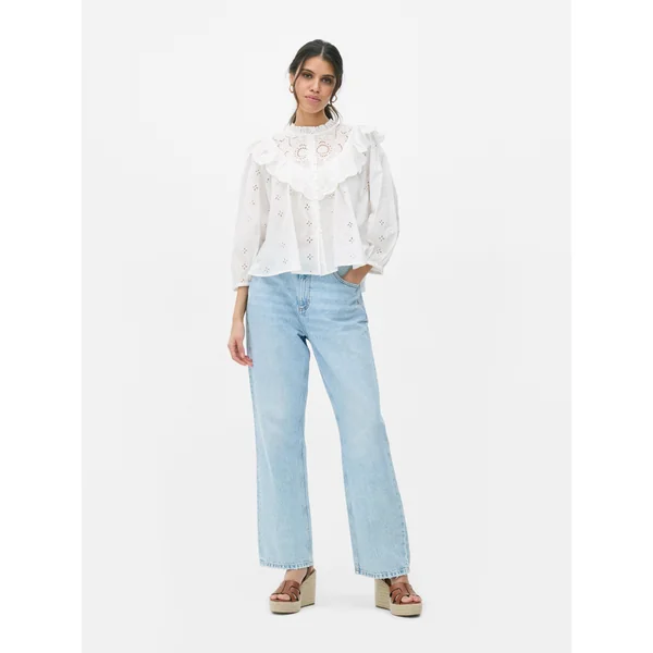 Paula Echevarría Ruffled Blouse - White