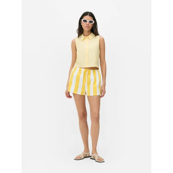 Paula Echevarría Sleeveless Shirt - Yellow