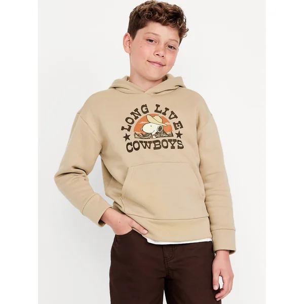 Peanuts™ Snoopy Gender-Neutral Graphic Pullover Hoodie for Kids - Snoopy