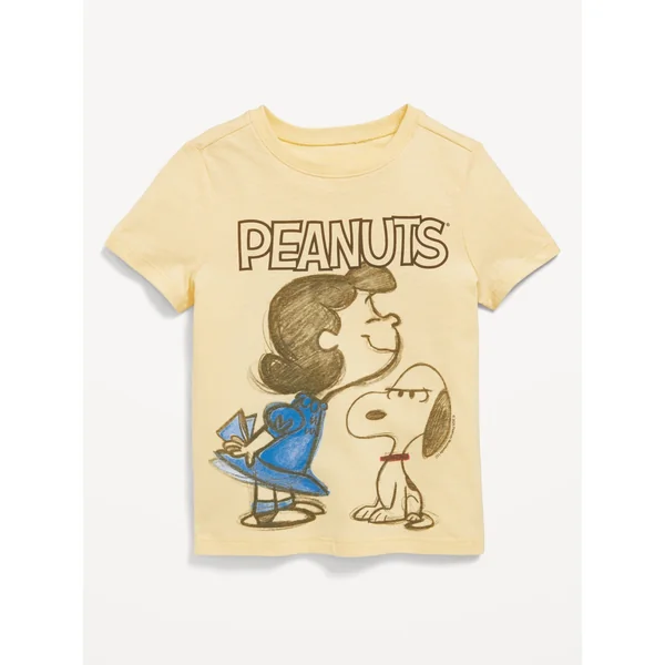 Peanuts™ Unisex Graphic T-Shirt for Toddler - Butter Yellow