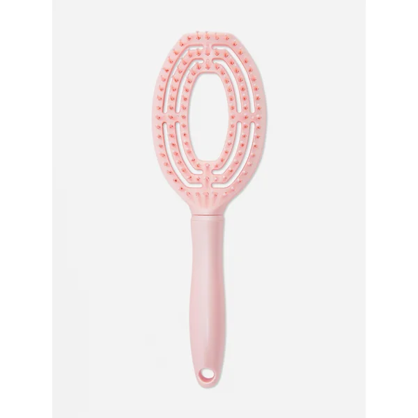 Pearlescent Vented Paddle Brush - Light Pink