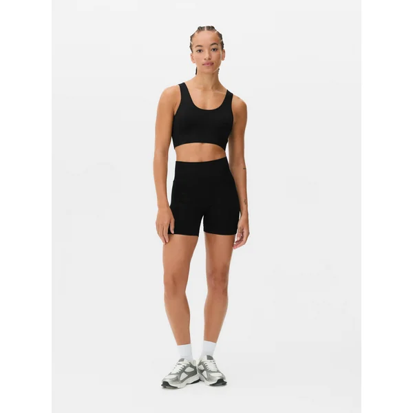 Performance Seamless High Rise Shorts - Black