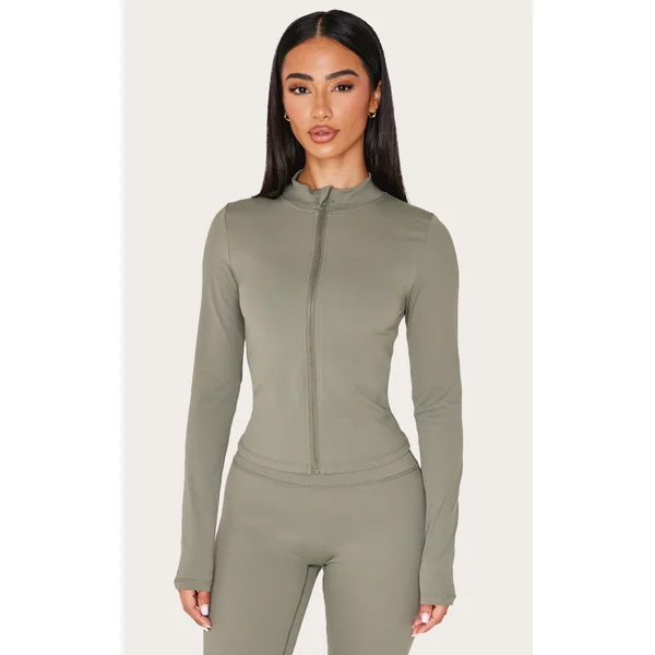 Petite Olive Basic Sculpt Jacket