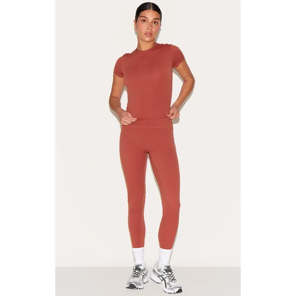 Petite Paprika Sculpt High Waist Gym Leggings