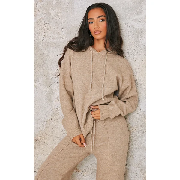 Petite Pebble Knitted Hoodie