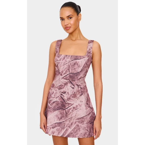 Pink Corset A Line Shift Dress